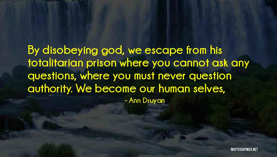 Never Ask God Why Me Quotes By Ann Druyan