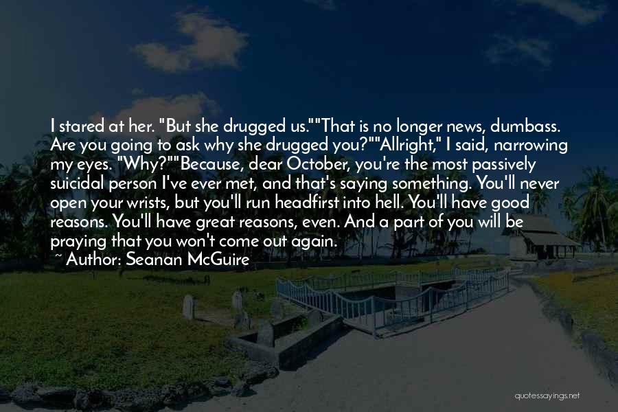 Never Ask Why Quotes By Seanan McGuire