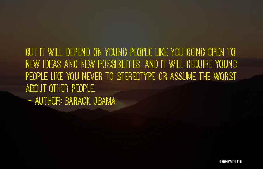 Never Assume The Worst Quotes By Barack Obama