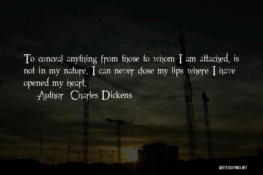 Never Attached Quotes By Charles Dickens