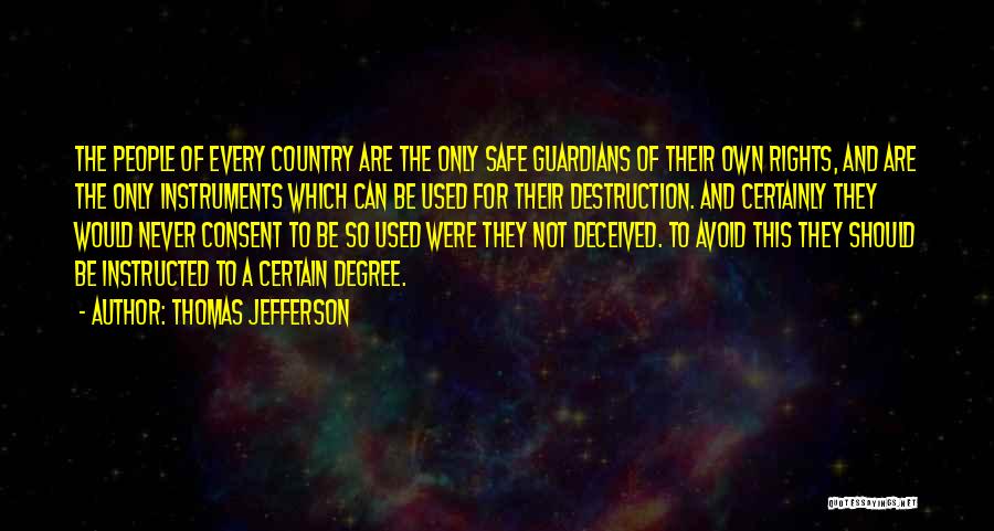 Never Avoid Quotes By Thomas Jefferson