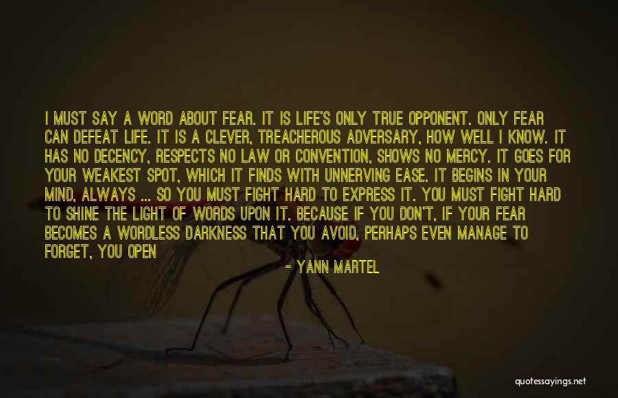 Never Avoid Quotes By Yann Martel