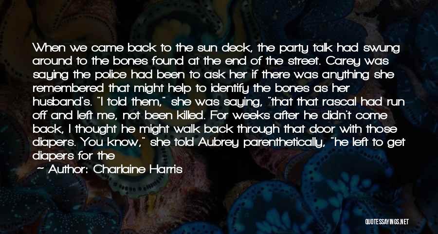 Never Back Off Quotes By Charlaine Harris