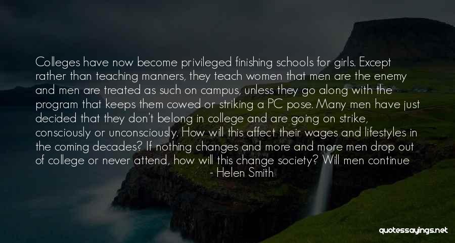 Never Be Afraid Of Change Quotes By Helen Smith