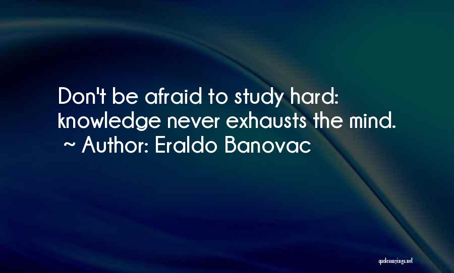 Never Be Afraid Quotes By Eraldo Banovac