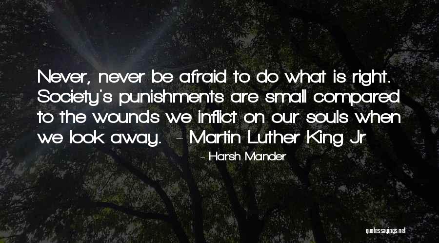 Never Be Afraid Quotes By Harsh Mander