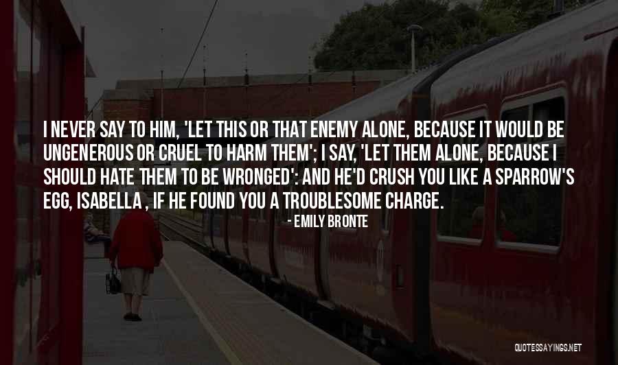 Never Be Cruel Quotes By Emily Bronte Never Be Cruel Quotes By Emily Bronte