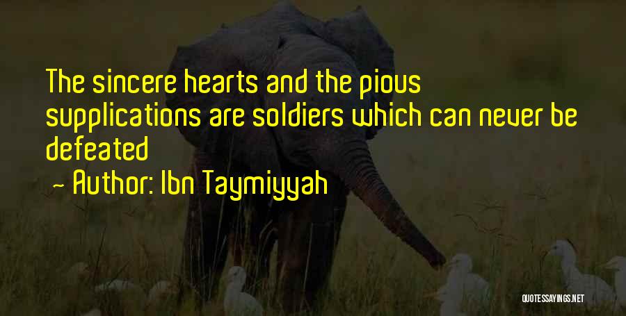 Never Be Defeated Quotes By Ibn Taymiyyah