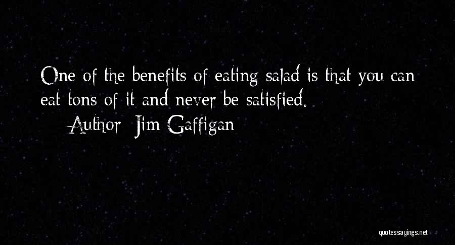 Never Be Satisfied Quotes By Jim Gaffigan