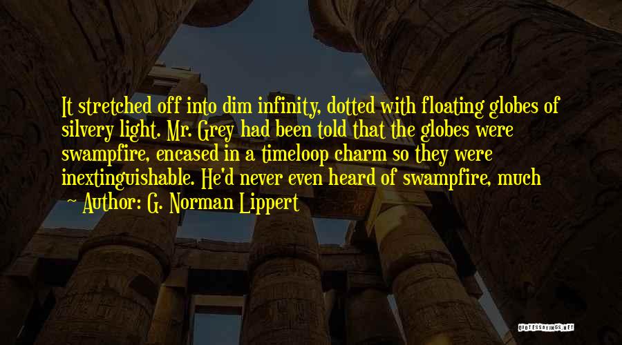 Never Been Heard Quotes By G. Norman Lippert