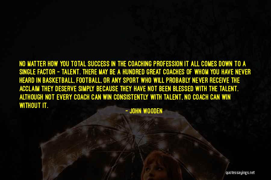 Never Been Heard Quotes By John Wooden