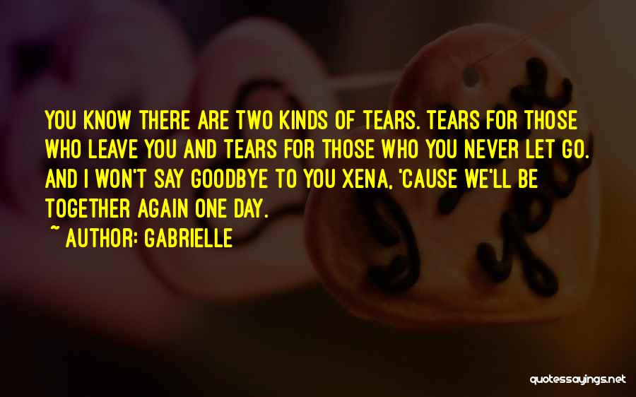 Never Can Say Goodbye Quotes By Gabrielle