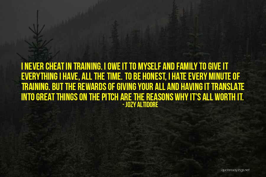Never Cheat Quotes By Jozy Altidore Never Cheat Quotes By Jozy Altidore