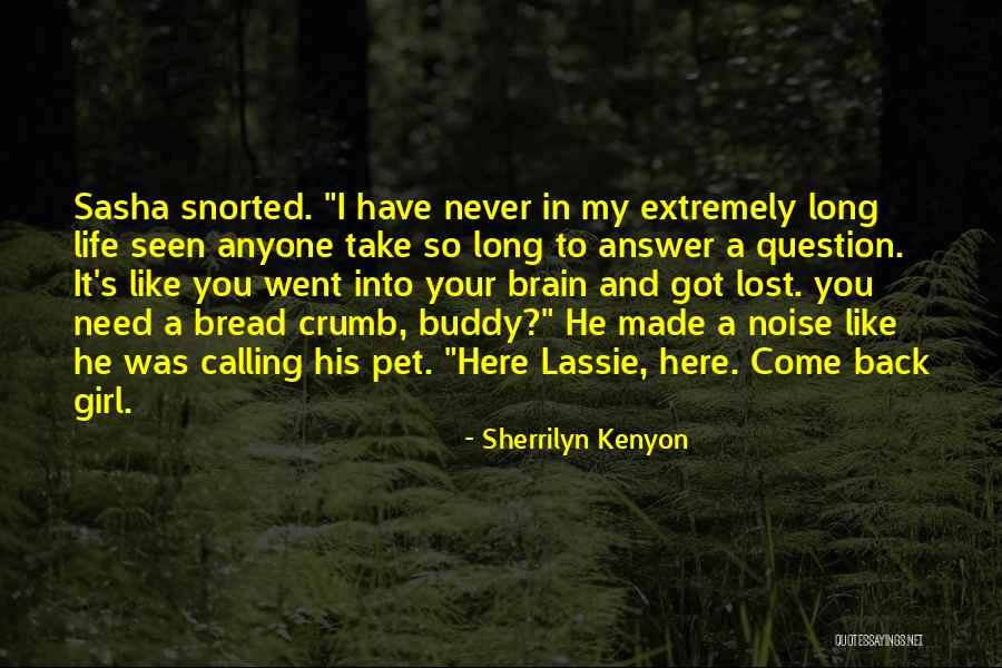 Never Come Back In My Life Quotes By Sherrilyn Kenyon Never Come Back In My Life Quotes By Sherrilyn Kenyon