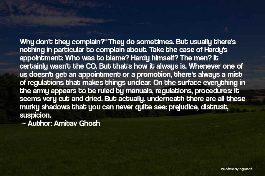 Never Complain Quotes By Amitav Ghosh