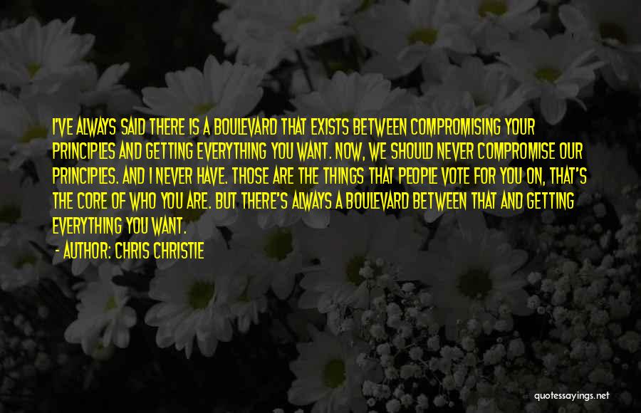 Never Compromising Yourself Quotes By Chris Christie