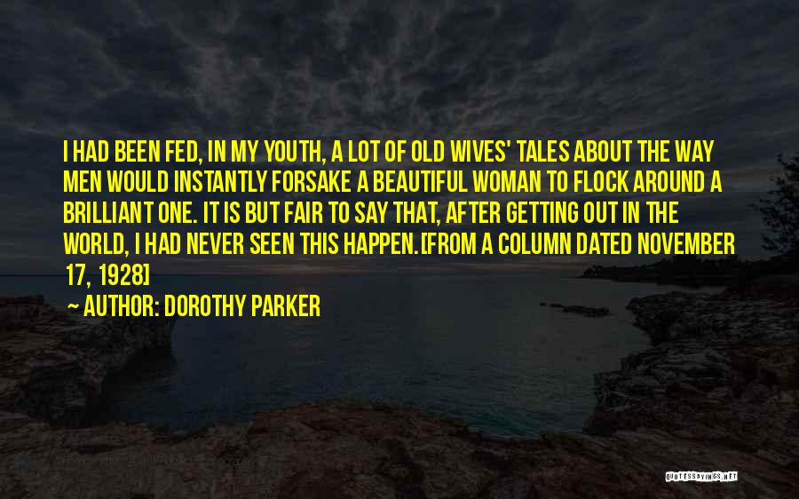 Never Dated Quotes By Dorothy Parker