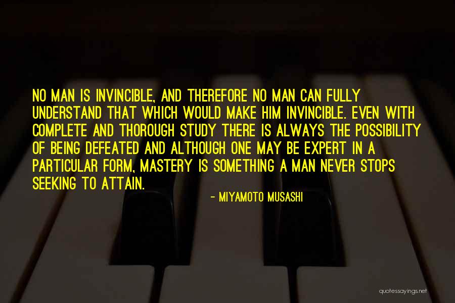 Never Defeated Quotes By Miyamoto Musashi