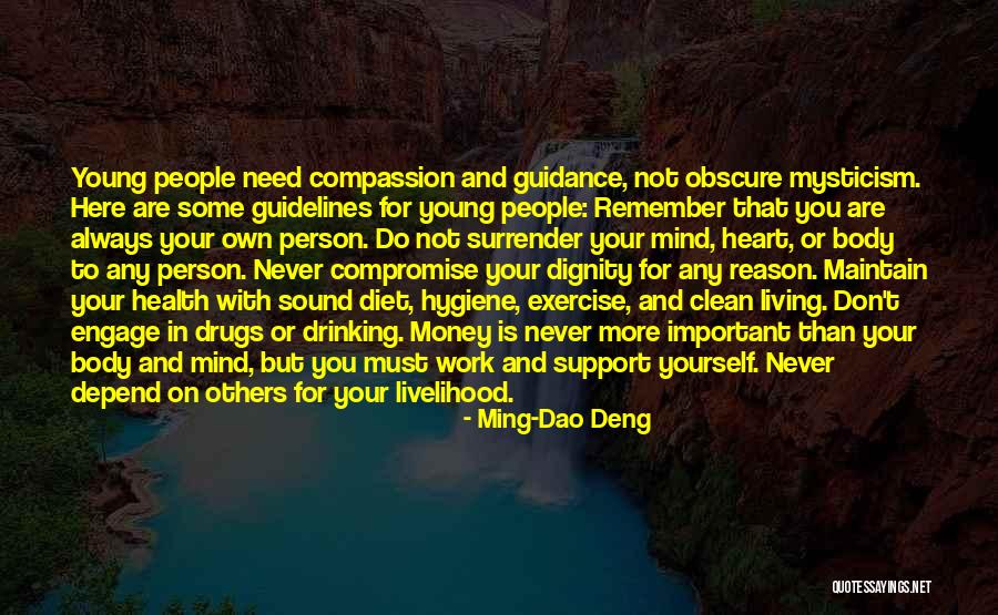 Never Depend On Others Quotes By Ming-Dao Deng Never Depend On Others Quotes By Ming-Dao Deng