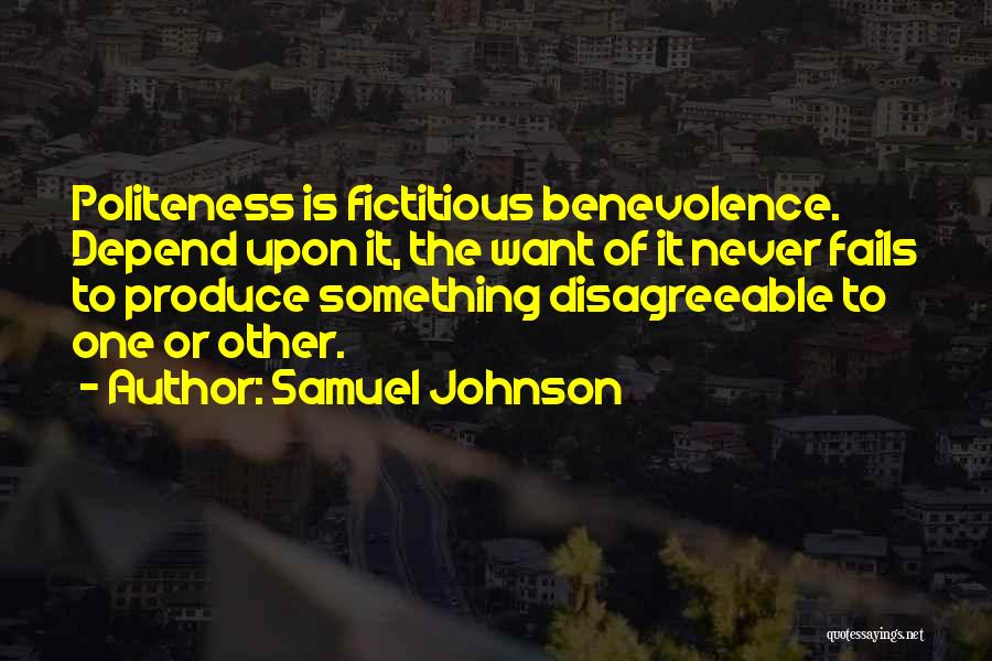 Never Depend On Someone Quotes By Samuel Johnson