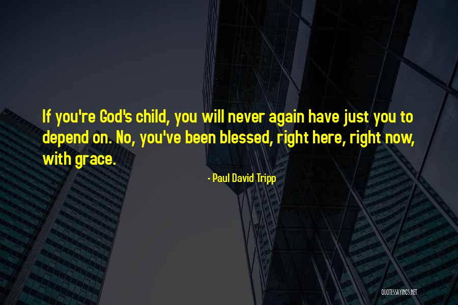 Never Depend Quotes By Paul David Tripp