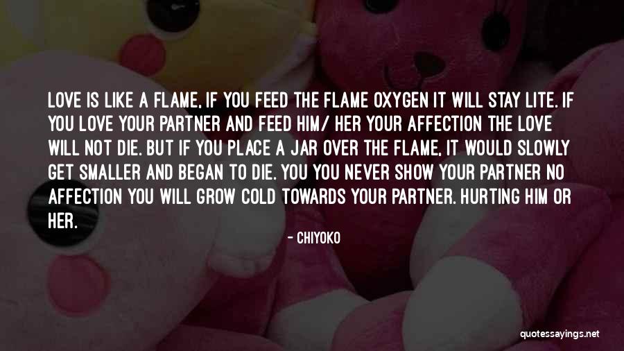 Never Die Love Quotes By Chiyoko