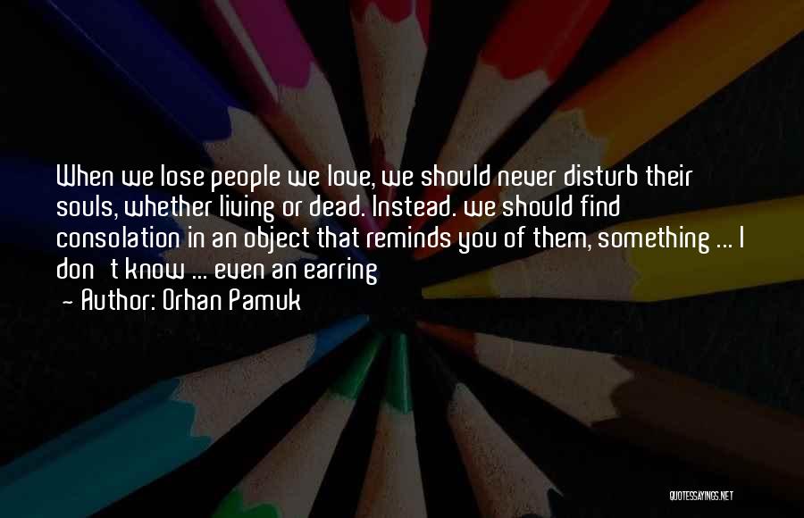Never Disturb Me Quotes By Orhan Pamuk