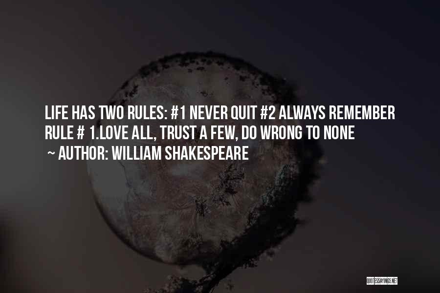 Never Do Love Quotes By William Shakespeare