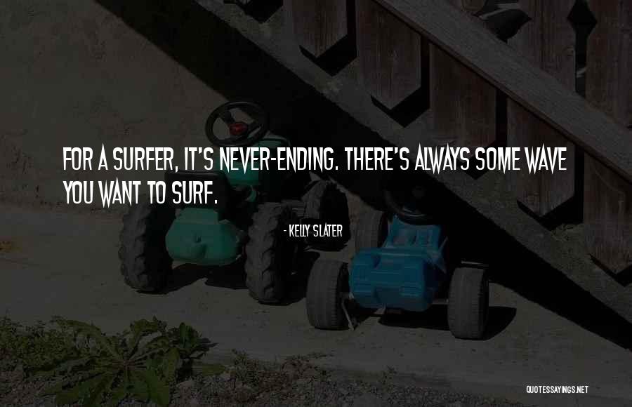 Never Ending Quotes By Kelly Slater