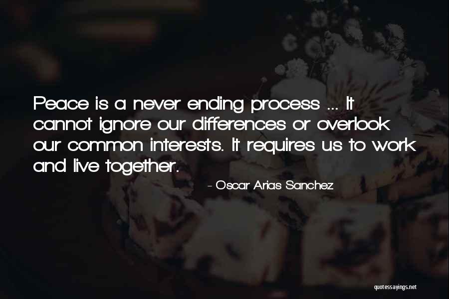 Never Ending Quotes By Oscar Arias Sanchez