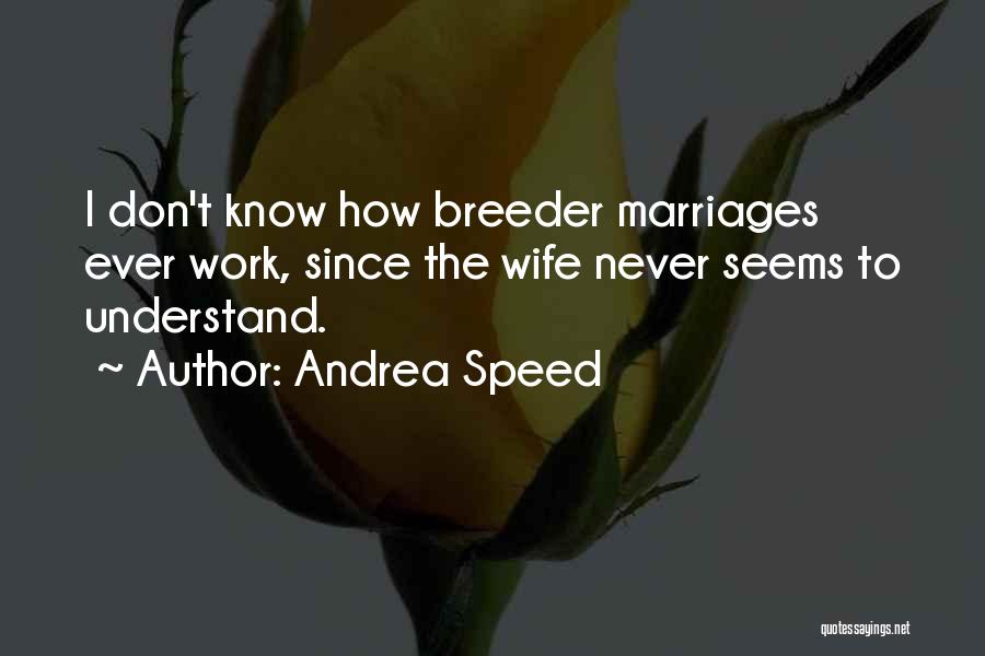 Never Ever Funny Quotes By Andrea Speed