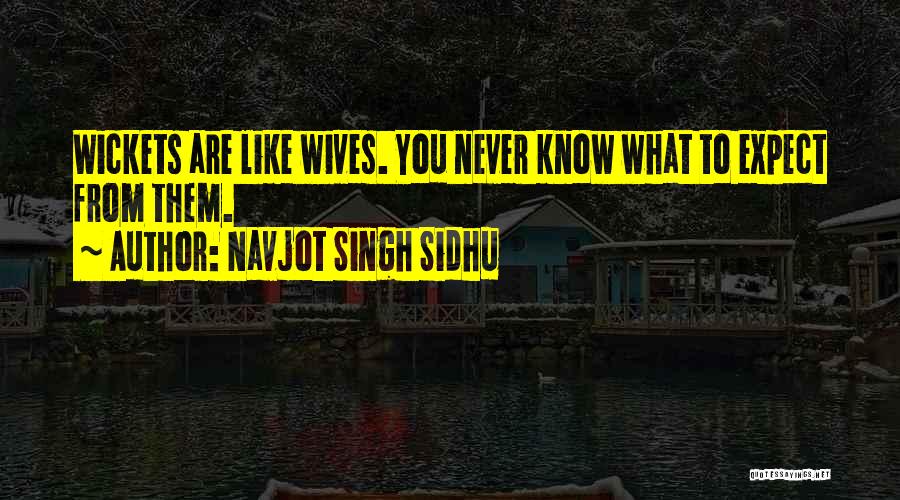 Never Expect From You Quotes By Navjot Singh Sidhu