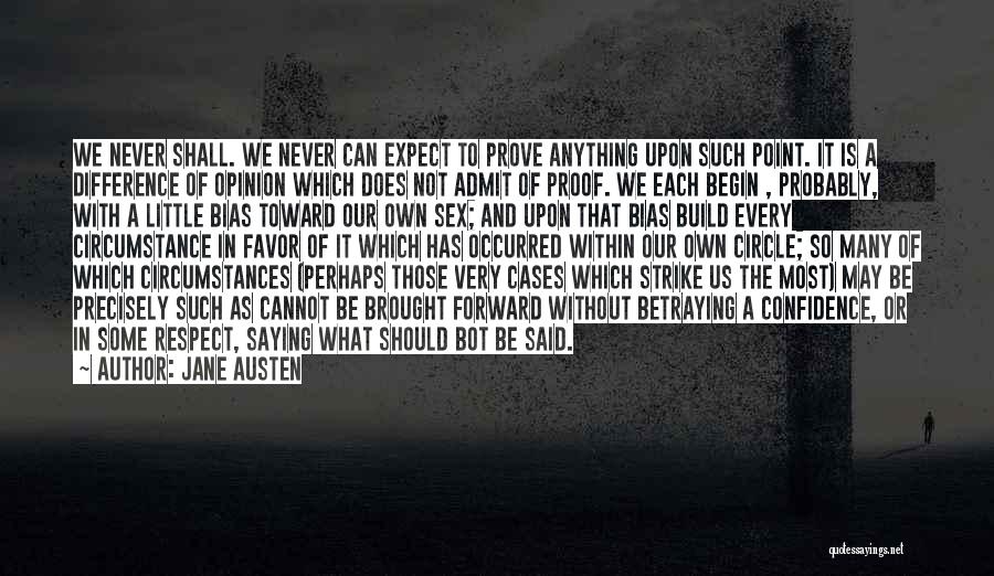 Never Expect Quotes By Jane Austen