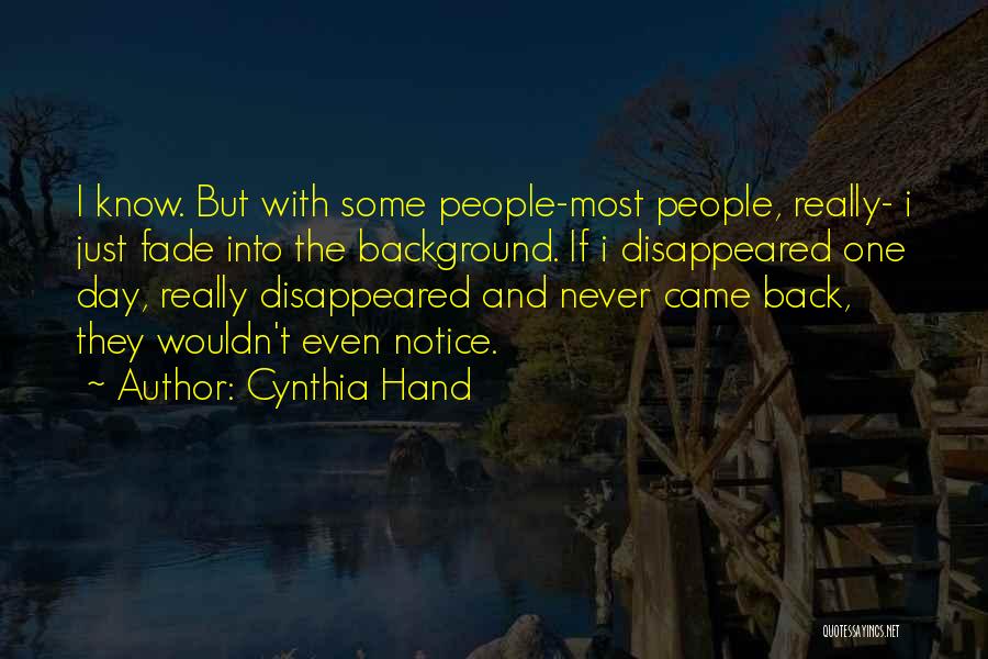 Never Fade Quotes By Cynthia Hand