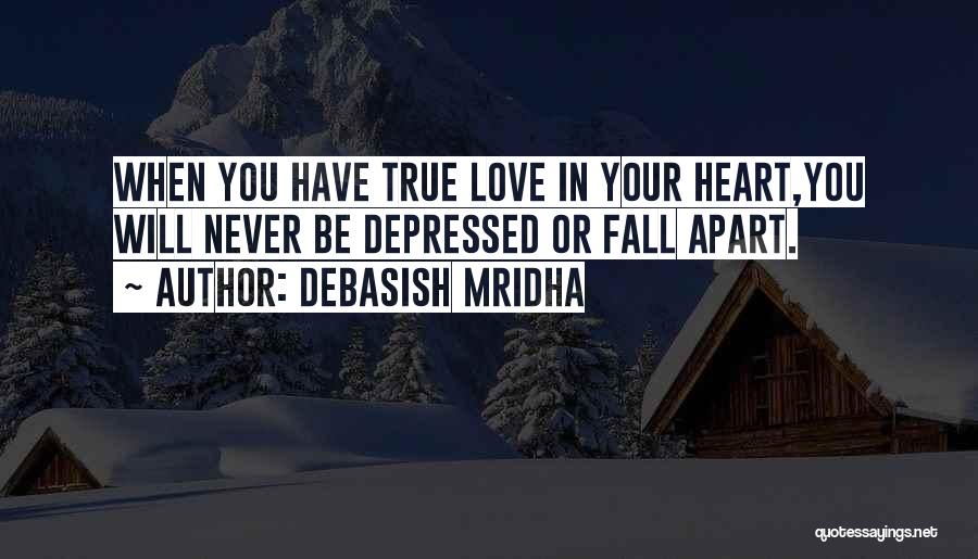 Never Fall Apart Quotes By Debasish Mridha