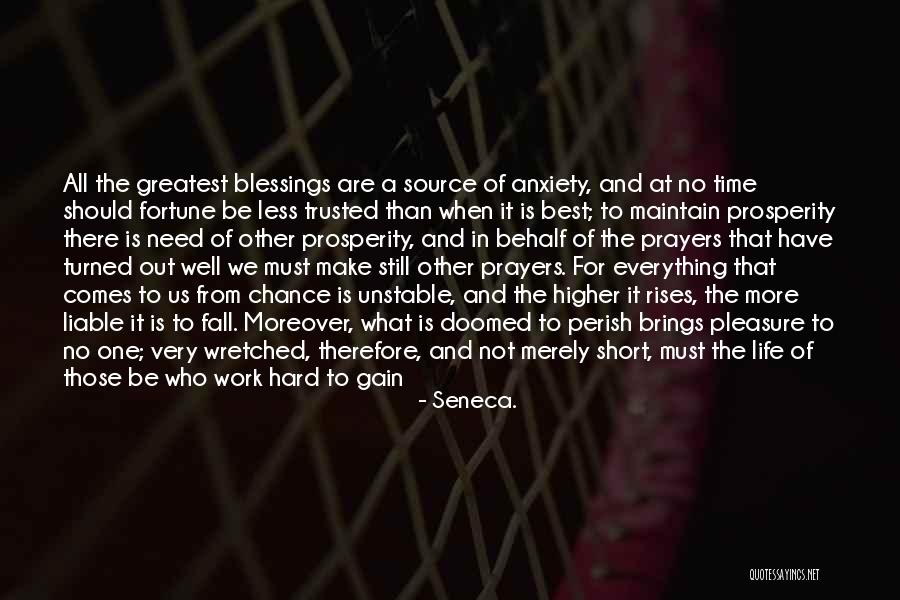 Never Fall Short Quotes By Seneca.