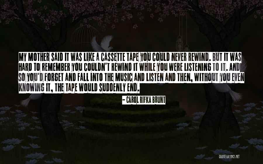 Never Fall Too Hard Quotes By Carol Rifka Brunt Never Fall Too Hard Quotes By Carol Rifka Brunt