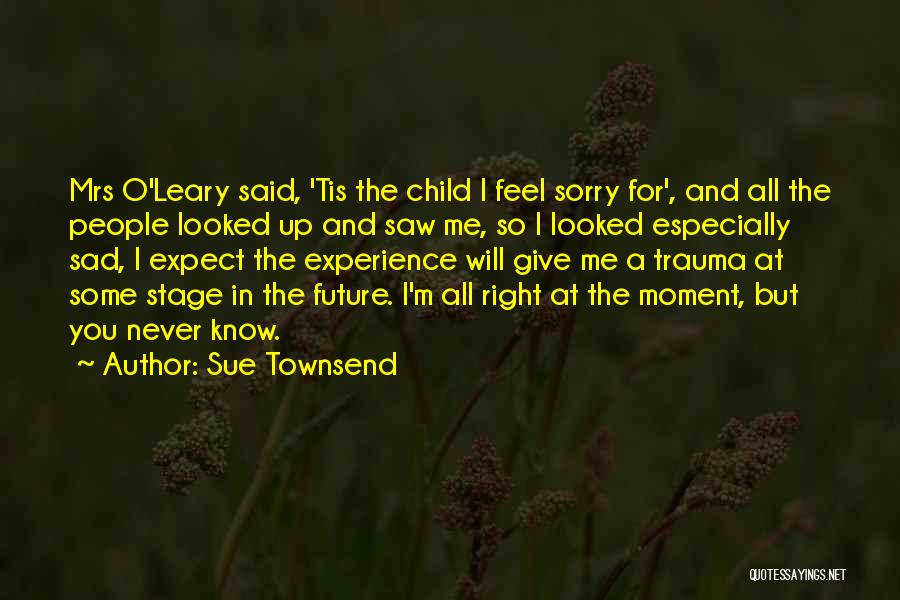 Never Feel Sad Quotes By Sue Townsend