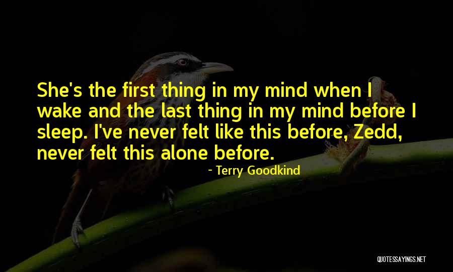 Never Felt Like This Before Quotes By Terry Goodkind