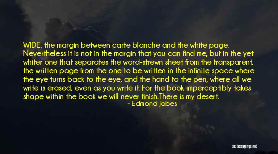 Never Finish Quotes By Edmond Jabes Never Finish Quotes By Edmond Jabes