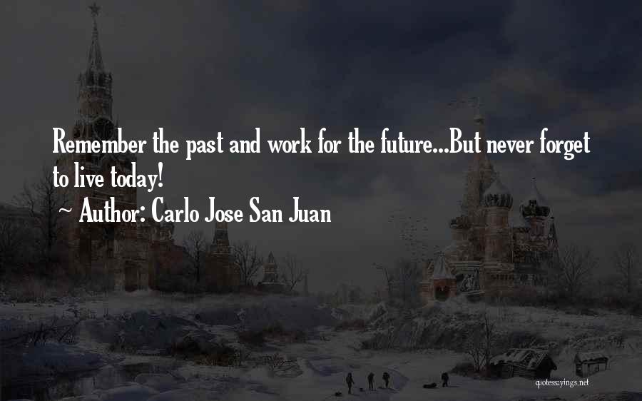 Never Forget Past Quotes By Carlo Jose San Juan