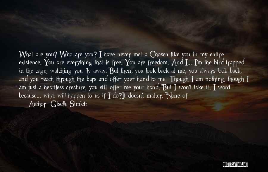 Never Forget What You Are Quotes By Giselle Simlett