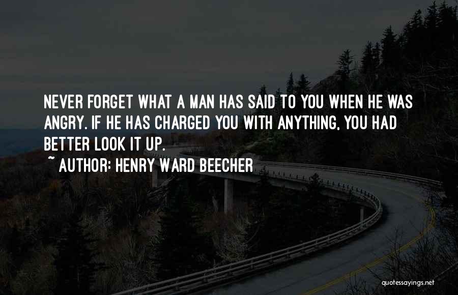 Never Forget What You Had Quotes By Henry Ward Beecher