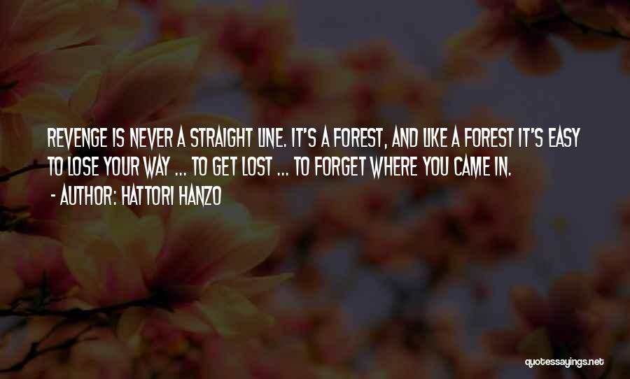 Never Forget Where We Came From Quotes By Hattori Hanzo