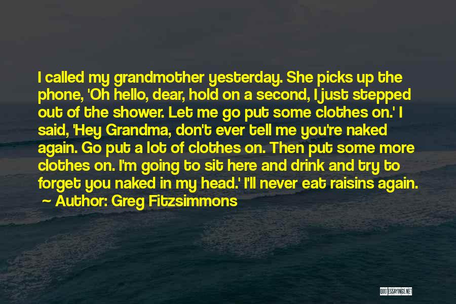 Never Forget You Grandma Quotes By Greg Fitzsimmons Never Forget You Grandma Quotes By Greg Fitzsimmons