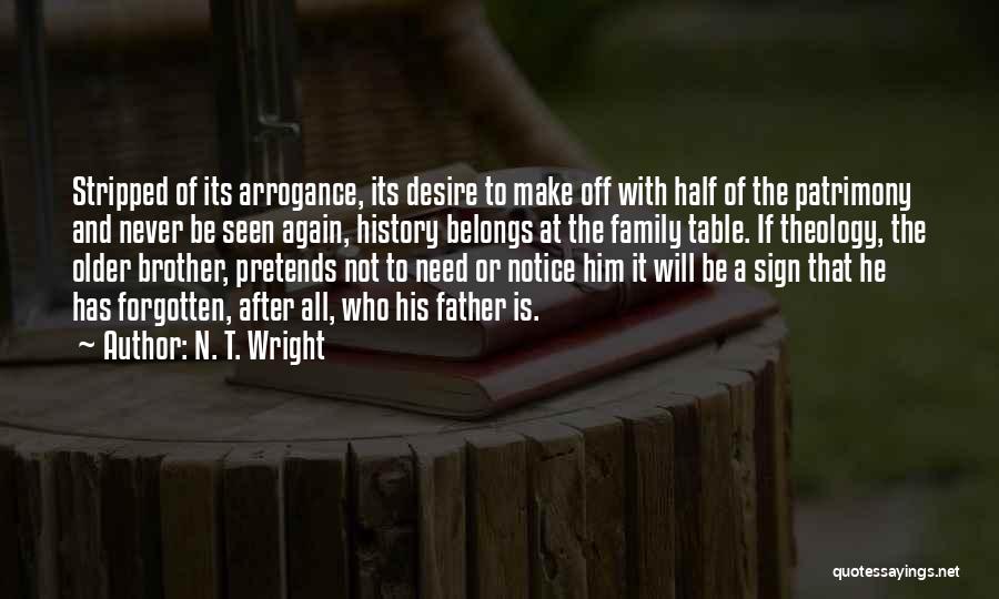 Never Forgotten Brother Quotes By N. T. Wright