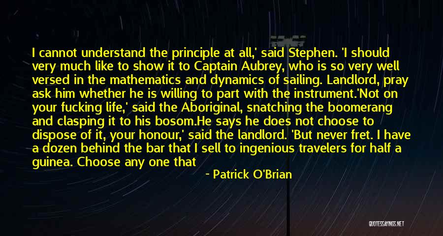 Never Give A Man Your All Quotes By Patrick O'Brian