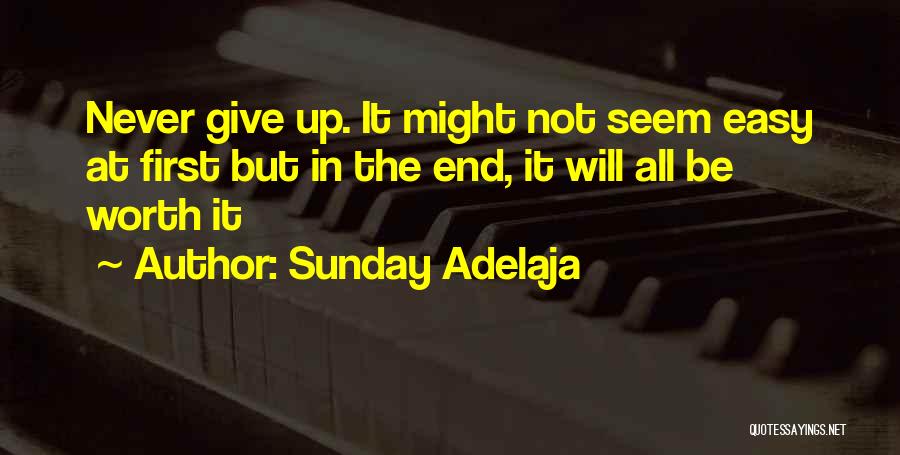 Never Give Up Work Quotes By Sunday Adelaja