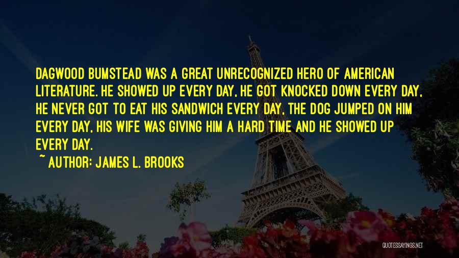 Never Giving Up On Him Quotes By James L. Brooks