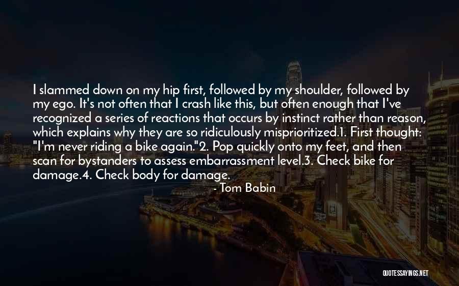 Never Go Down To Their Level Quotes By Tom Babin